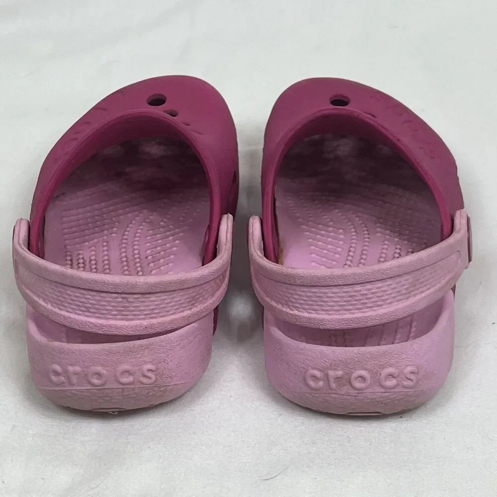 Crocs Girls  Electro Clogs Water Shoe Pink Size C8